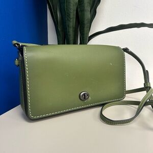 COACH up-crafted 1941 glovetanned leather dinky with kisslock closure